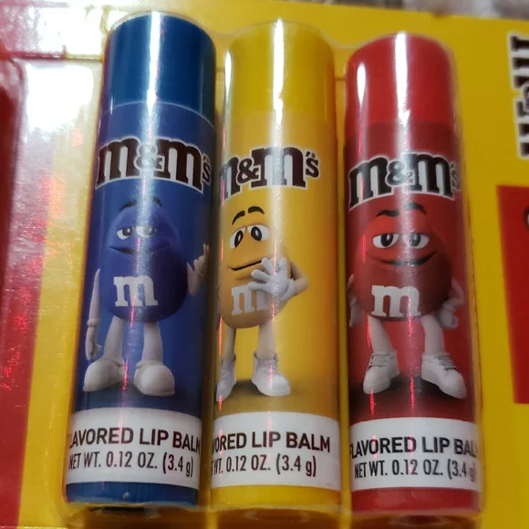 New In Original Pkg M&M's, Skittles, Starburst Flavored Lip Balms - Picture 2 of 8